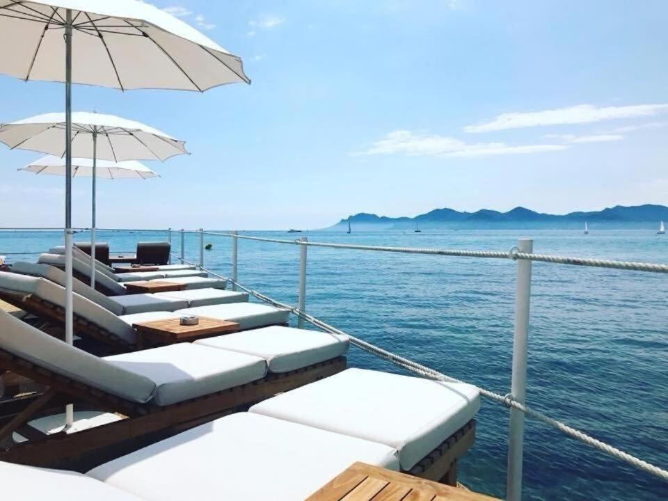 Superbe appartement avec Terrasse 1mn Plage Cannes Extérieur photo
