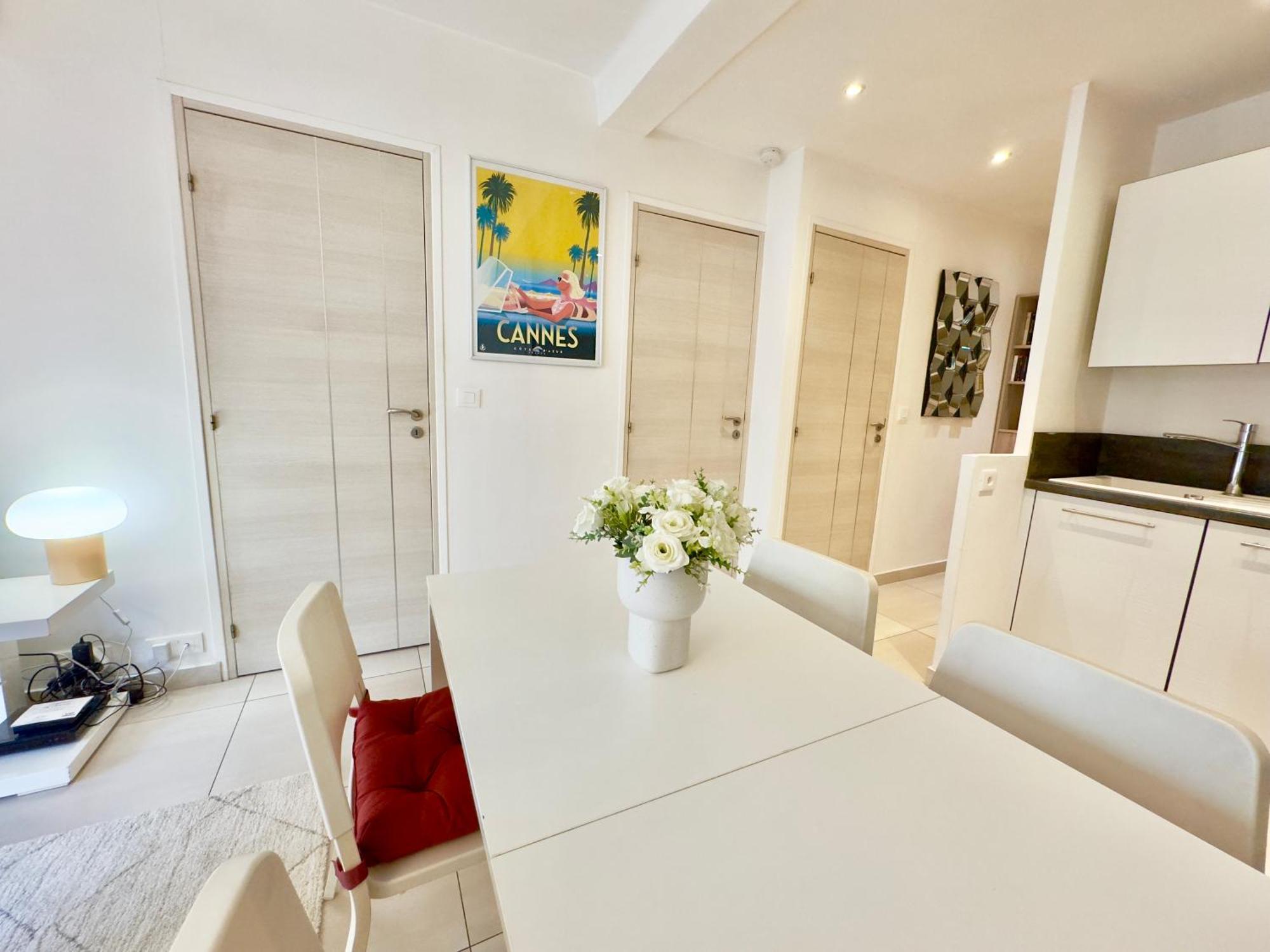 Superbe appartement avec Terrasse 1mn Plage Cannes Extérieur photo