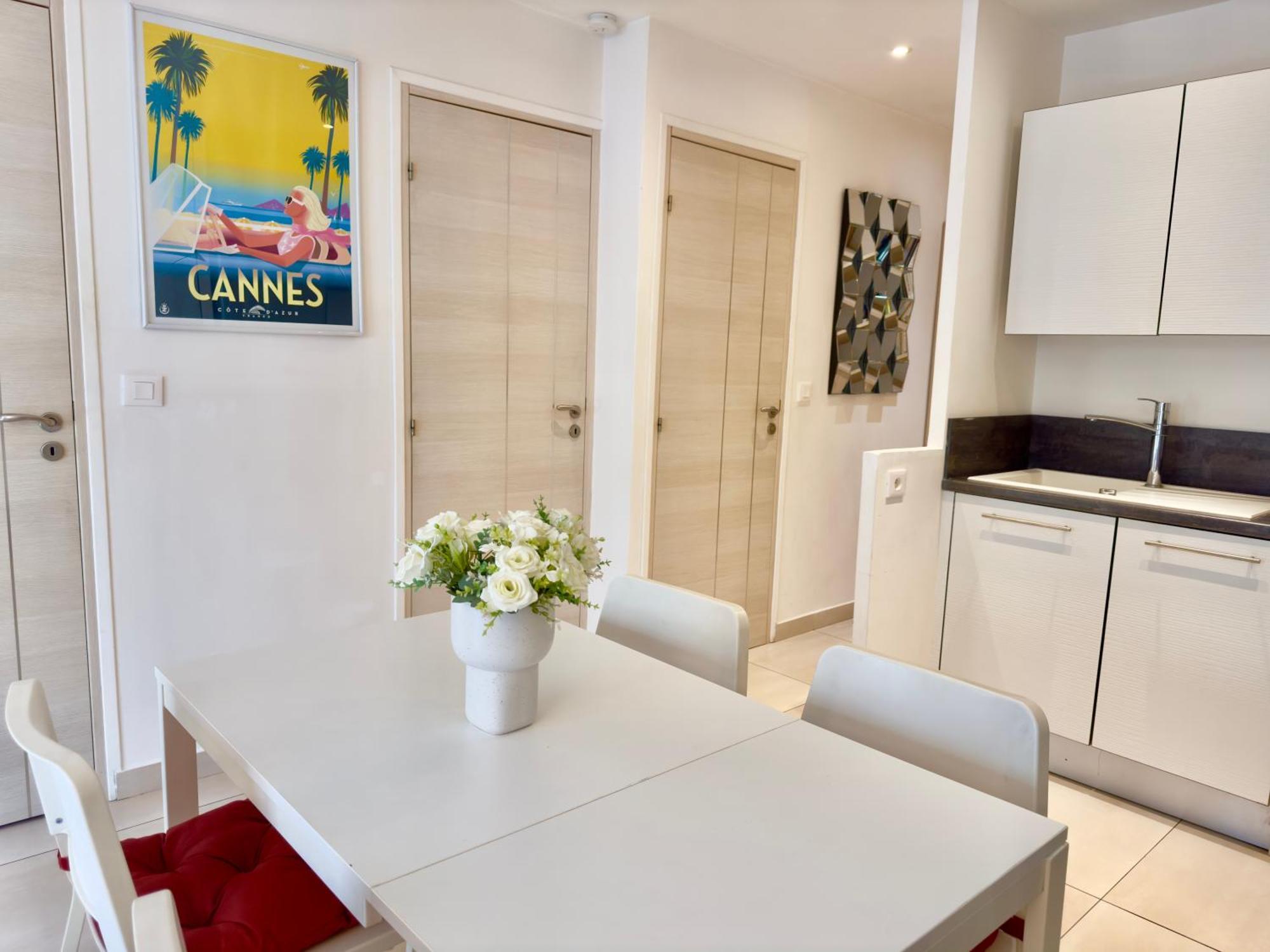 Superbe appartement avec Terrasse 1mn Plage Cannes Extérieur photo